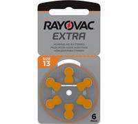 Rayovac Blister de 6 piles bouton Extra Advanced Zinc-air 1.4 V PR48/13A