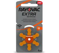 RAYOVAC Extra Lot de 30 piles pour appareils auditifs type 13 - PR48 - Code couleur orange - 1,45 V - 30 piles (5 x 6 piles)