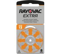RAYOVAC Extra Lot de 40 piles pour appareils auditifs Type 13 PR48 Orange | Code couleur orange, 1,45 V, 5 x 8 piles