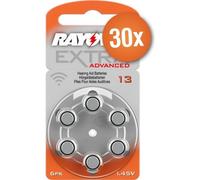Rayovac pack économique de piles auditives type 13 (orange) - 30 x 8 pièces avec stylo magnétique gratuit