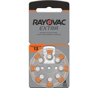 Rayovac Lot de 13, 8 Piles auxiliaires auditives Haute Puissance Zinc-air, 1 Carte Blister Orange, 13AUX-8XEMF
