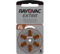 Rayovac Piles pour Aides Auditives, Typ 312, Jeu de 6 Lot de 10 (60 piles)