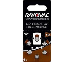 RAYOVAC Vatra batterie de l'aide auditive (6-pack)