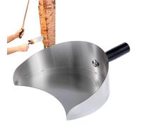 Raypontia Pelle à kebab - 22,5 x 17,5 x 8 cm - En acier inoxydable - Pour kebab Gyro Döner