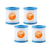 RAYPUR Cartouches filtrantes de Type H for Pompe de Piscine 29007 28601 28602, Cartouche filtrante, Compatible avec Intex, Pompe filtrante 330 GPH(4PCS)