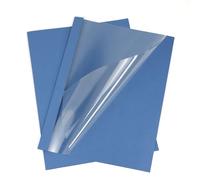 RAYSON Couvertures de Reliure Thermique, A4, Capacité de Reliure de 15 Feuilles, 2 mm, Bleu, Paquet de 25