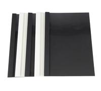 RAYSON Pack de 25 Couvertures de reliure thermique standard 4 mm, 15 noires, 10 blanches, A4