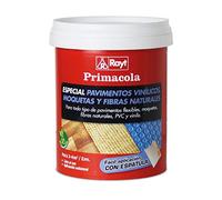 Rayt 555-09 Primacola C-15 Adhésif acrylique spécial pour sols en PVC, sols vinyliques, moquettes, revêtements textiles et fibres naturelles. Application facile avec spatule, 1 kg.