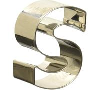 Birkmann Emporte-pièce Lettre 'S', 6 cm, emporte-pièce Forme Lettre, moules en Acier Inoxydable