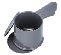 RBV Birkmann Passoire à farine avec couvercle Easy Baking, Ø 10 cm, gris foncé, en plastique