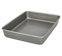 RBV Birkmann Plat à four et à gratin - Gris - 28 x 23 cm - Acier au carbone - Revêtement anti-adhésif