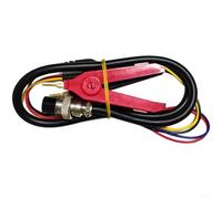RC3563 Testeur de résistance interne de batterie, voltmètre 0-100 V avec sonde à 4 fils, haute précision de 1 UOhm, taux de mise à jour rapide, boîtier en ABS orange (sonde ordinaire)