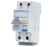 Hager FI-LS, 1P+N, 10 kA, C-6A, 30 mA, type A, 1 pièce.