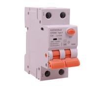 RCBO Type F 16A C16 300 mA / 0,3 A Interrupteur magnétothermique différentiel courbe C, 1P+N 6kA 2 modules, double levier, pour installations d'équipements électroniques modernes