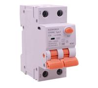 RCBO Type F 16A C16 Interrupteur différentiel avec magnétothermique courbe C, 1P + N 6 kA 30 mA 2 modules 230 VAC, double levier, pour installations d'équipements électroniques modernes