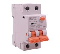 RCBO Type F 32A C32 300 mA / 0,3 A Interrupteur magnétothermique différentiel courbe C, 1P+N 6kA 2 modules, double levier, pour installations d'équipements électroniques modernes