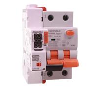 RCBO Type F Réarmement automatique 25 A C25 300 mA / 0,3 A, interrupteur différentiel magnétothermique courbe C, 1P+N 6kA, 3 modules DIN, réarmable 3 fois (10s, 60s, 300s), double levier