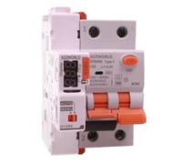 RCBO Type F Réarmement automatique 32 A C32 300 mA / 0,3 A, interrupteur différentiel magnétothermique courbe C, 1P+N 6kA, 3 modules DIN, réarmable 3 fois (10s, 60s, 300s), double levier