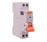 RCBO Type F Slim 32A C32 Interrupteur différentiel magnétothermique 1 module, courbe C 1P + N 6 kA 30 mA, pour installations d'équipements électroniques modernes