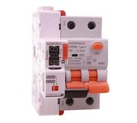RCBO Type F WiFi réarmable 20 A C20 300 mA / 0,3 A, interrupteur différentiel magnétothermique courbe C 1P+N 6kA, application Tuya Smart Life, 3 modules DIN, double levier, commande à
