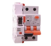 RCBO Type F WiFi réarmable 25 A C25 300 mA / 0,3 A, interrupteur différentiel magnétothermique courbe C 1P+N 6kA, application Tuya Smart Life, 3 modules DIN, double levier, commande à