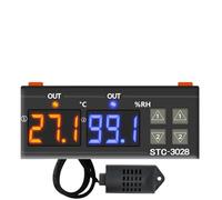 RCGKNNMUZ Hygromètre numérique STC-1000 STC-3028 STC-3008, contrôleur d'humidité, thermomètre, capteur de Chauffage, Refroidisseur 24V/220V(STC-3008 DC12V)