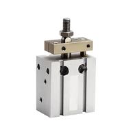 RCGKNNMUZ Vérin pneumatique à Montage Libre Anti-Rotation CDUK6, alésage de 6 mm, Aimant intégré, Double Effet, Micro-vérin Tige Simple(Cduk6x5d)