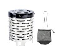RCGOFOLLOW Brûleur en Acier Inoxydable pour Chauffage Personnel, Solution de Chauffage Portable pour Le Camping en extérieur, Chauffe-Eau pour Tente extérieure, brûleur Acier Inoxydable