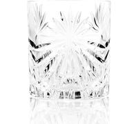 RCR 26278020106 Oasis Luxion Crystal Lot de 6 Verres à Whisky, Verres à Boire en Cristal, Ensemble de Verres à Whiskey, Gobelets Transparents pour Bourbon et Eau, Passe au Lave-Vaisselle, 320 ml