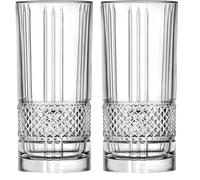 RCR 26719020006 Brillante Luxion Crystal Lot de 12 Verres à Cocktail, Verres de Boissons pour Jus ou Soda, Verres Long Drink en Cristal, 370 ml, Verres Tumblers à Eau, Compatibles Lave-Vaisselle