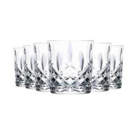 RCR Cristal Orchestre Cut Verre Double ddl Old Fashioned Whisky Verres Gobelets Set - 340ml - Paquet de 12