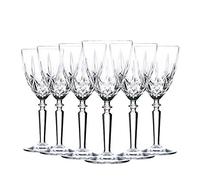 RCR Cristal Orchestre Verre taillé Verres à vin Gobelets Set - 290ml - Lot de 6