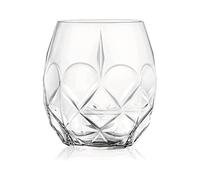 RCR Cristalleria Italiana S.p.a. Ligne Alkemist | Verres à Eau en Verre Modernes Set de 6 Verres en Cristal de 38 Cl