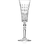 RCR Crystal 6 Piece Marilyn Flûtes à Champagne Set - Verre Moderne Cut Stemware Gobelets - 169ml