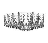 RCR Crystal 6 Piece Marilyn Whisky Verres Set - Verre taillé Moderne Cocktail Gobelets - 337ml
