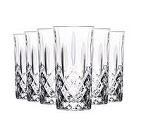 RCR Crystal Glass Orchestra Cut Highball Cocktail Lunettes Gobelets Set - 396ml - Paquet de 12