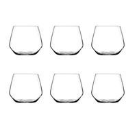 6X RCR Verres À Eau Aria En Verre Sonore Cl 54,7