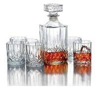 RCR Opera Service à Whisky, Verre Sonore, Transparent, 7 Pièces