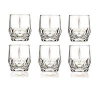 RCR Set de 6 verres Alkemist en verre transparent Verres de table