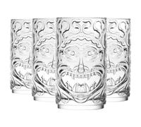 RCR Tiki Etruria Set 4 Bicchieri in Vetro, 45cl
