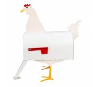 RCULWPLP Boîte pr Ltres Silhte Animalière Thème Animal Boîte pr Ltres Drapeau Indicateur Décoratif Ferme, Forme Poulet