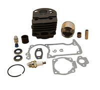 Rdjton Kit de bougie d'allumage à piston de cylindre de 46 mm | pour Husqvarna, 51 55, pour Rancher, pièces de tronçonneuse de jardin 503609171