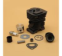 Rdjton Kit de moteur de bougie d'allumage de joint d'huile de segment | de piston de cylindre de 38MM 40MM, pour Husqvarna, pièces de moteur de tronçonneuse 141 142 136 137