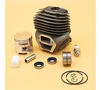 Rdjton Kits de bougies d'allumage à roulement à billes rainuré à piston | de cylindre de 51 mm, for pièces de rechange for moteur de tronçonneuse pour HUSVARNA, K750 K760