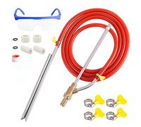Rdutuok Kit de sablage humide pour nettoyeur haute pression avec embouts de buse de rechange, protège les lunettes, déconnexion rapide de 6,35 mm jusqu'à 5 000 psi