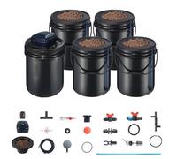 RDWC Système de Culture Hydroponique-Duoku-Kit Hydroponique Avancé-avec Goutte à Goutte Supérieure-4 Boucles-1 Réservoir