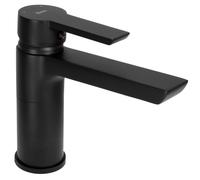 Rea Argus mitigeur de lavabo sur pied noir REA-B6210