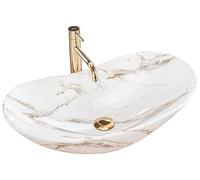 LAVABO ROYAL LAVA VASQUE A POSER CERAMIQUE MODERNE REA 60,5CM x 35CM REA