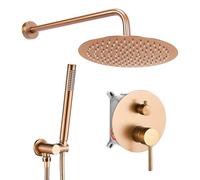 Kit de Douche Encastré Rea Lungo +Box Brush Copper