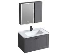 Rea Monti ensemble de meubles de salle de bain 60x48x cm sous-lavabo suspendu gris REA-M0015